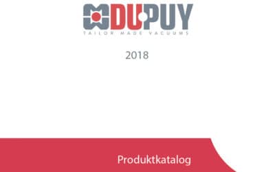 Der neue DU-PUY Industriesauger Produktkatalog 2018